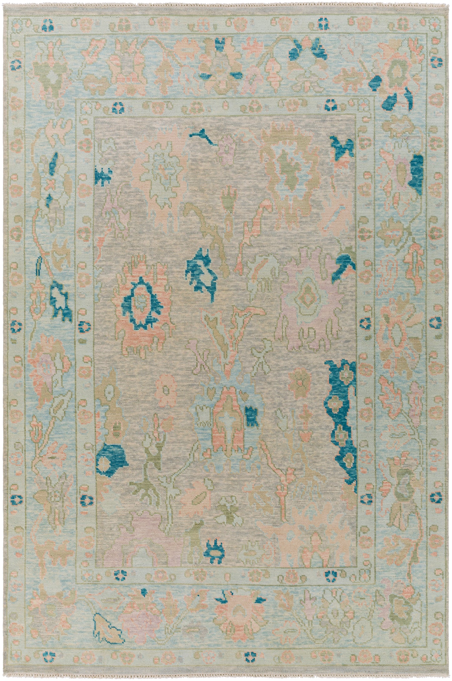 Ushak 26655 Hand Knotted Wool Indoor Area Rug by Surya Rugs