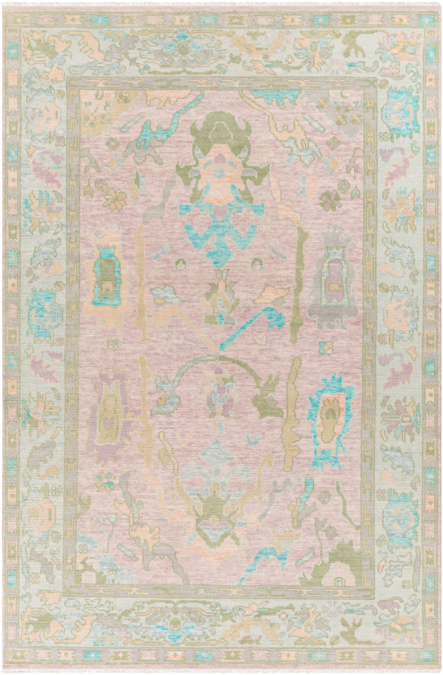 Ushak 26649 Hand Knotted Wool Indoor Area Rug by Surya Rugs