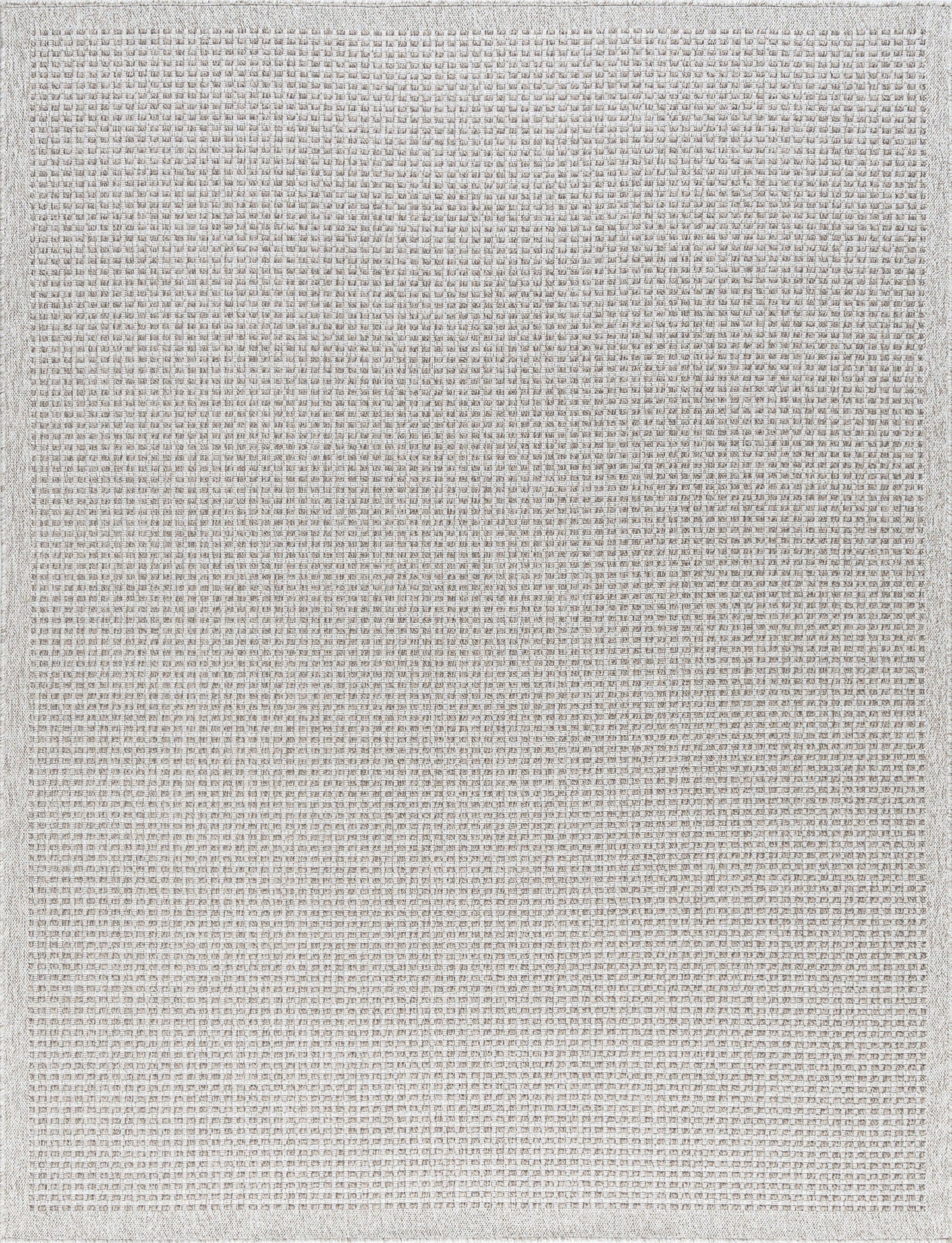 Tayse Basketweave Area Rug DEN10-Dickens Contemporary Flat Weave Indoor/Outdoor Polypropylene