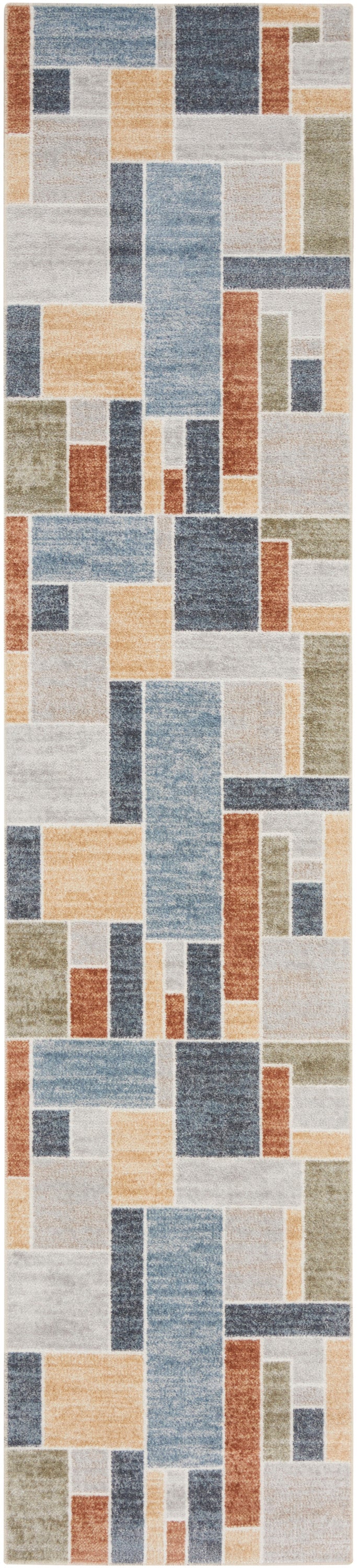 Nourison Home Astra Machine Washable ASW09 Contemporary Geometric Indoor Area Rug