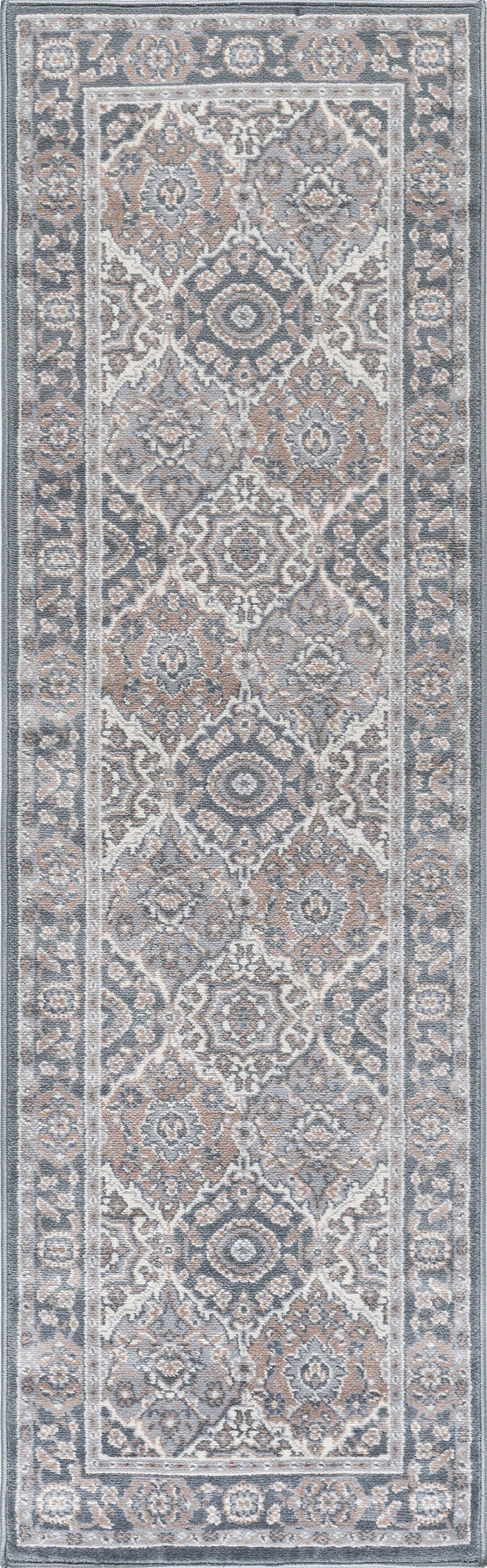 Tayse Oriental Area Rug MDN36-Newcomb Traditional Cut Pile Indoor Polypropylene