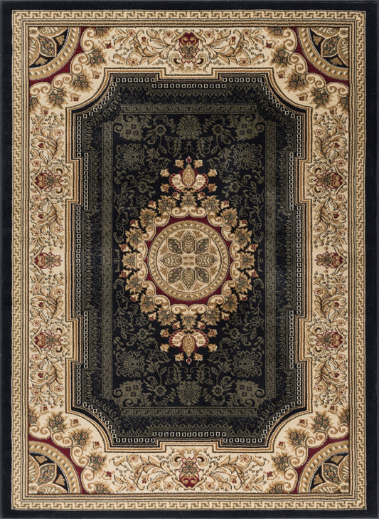 Tayse Oriental Area Rug SNS46-Jayden Traditional Cut Pile Indoor Polypropylene