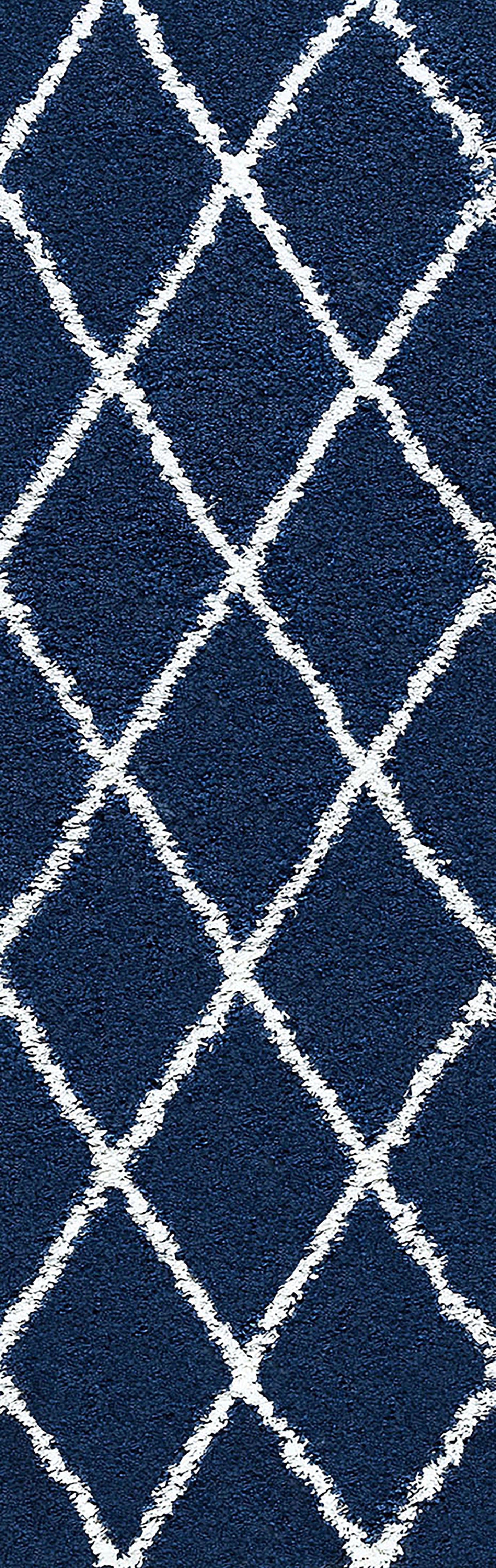 Tayse Diamond Area Rug JRS11-Mira Contemporary Cut Pile Indoor Polypropylene