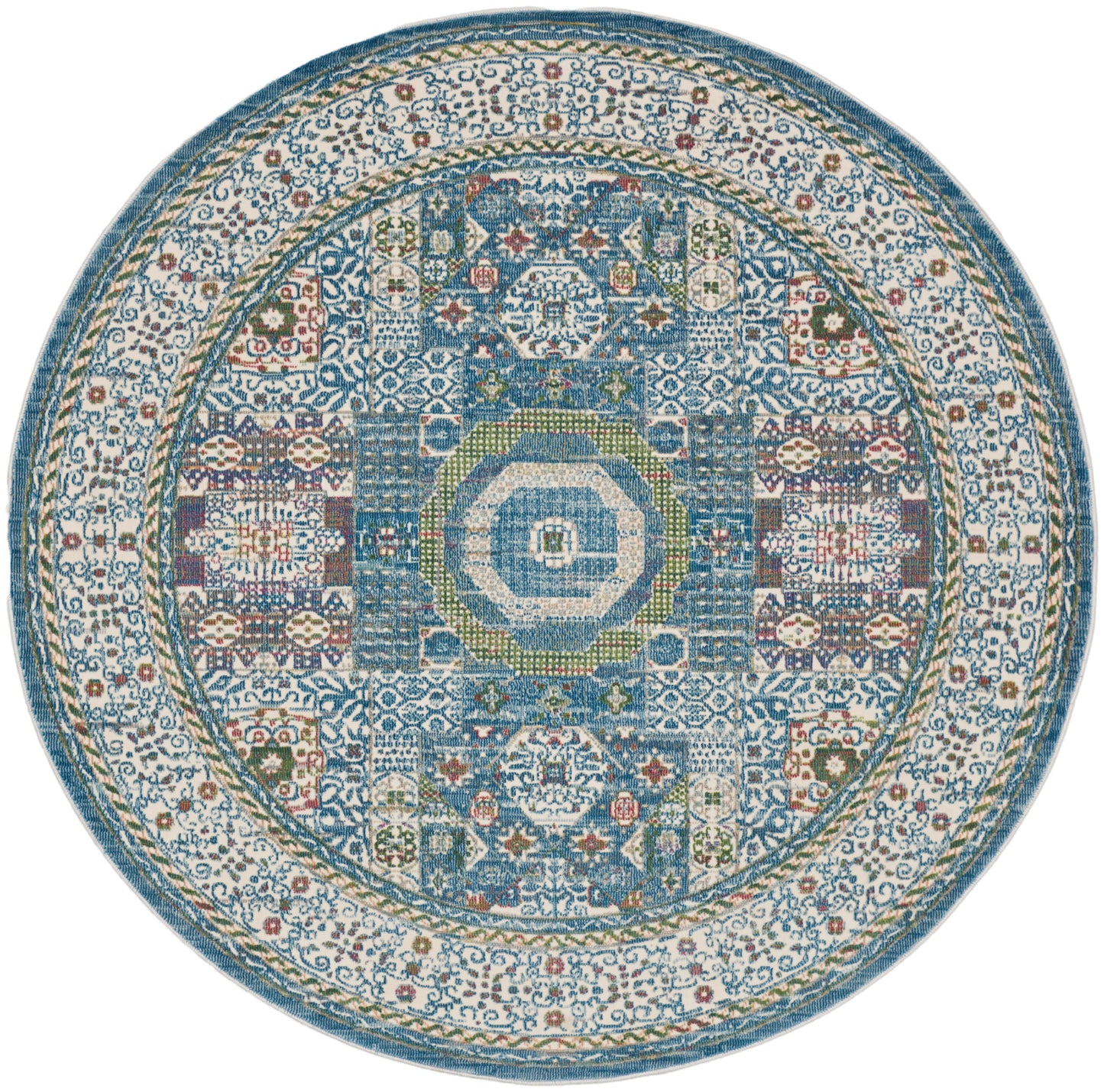 Ankara Global ANR17 Machine Made Synthetic Blend Indoor Area Rug By Nourison Home From Nourison Rugs