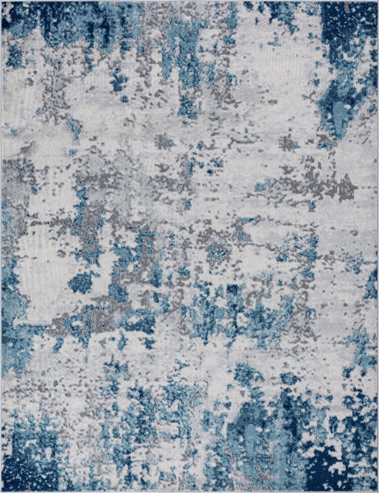 Tayse Abstract Area Rug DIA11-Spokane Contemporary Cut Pile Indoor Polypropylene