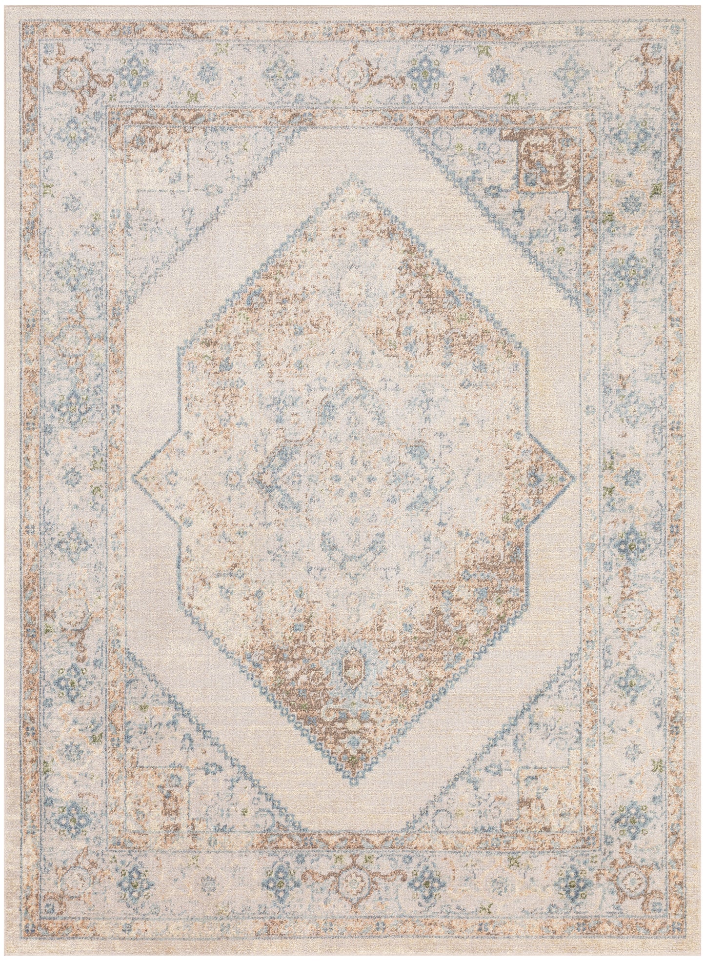 Nourison Home Astra Machine Washable ASW13 Vintage Persian Indoor Area Rug