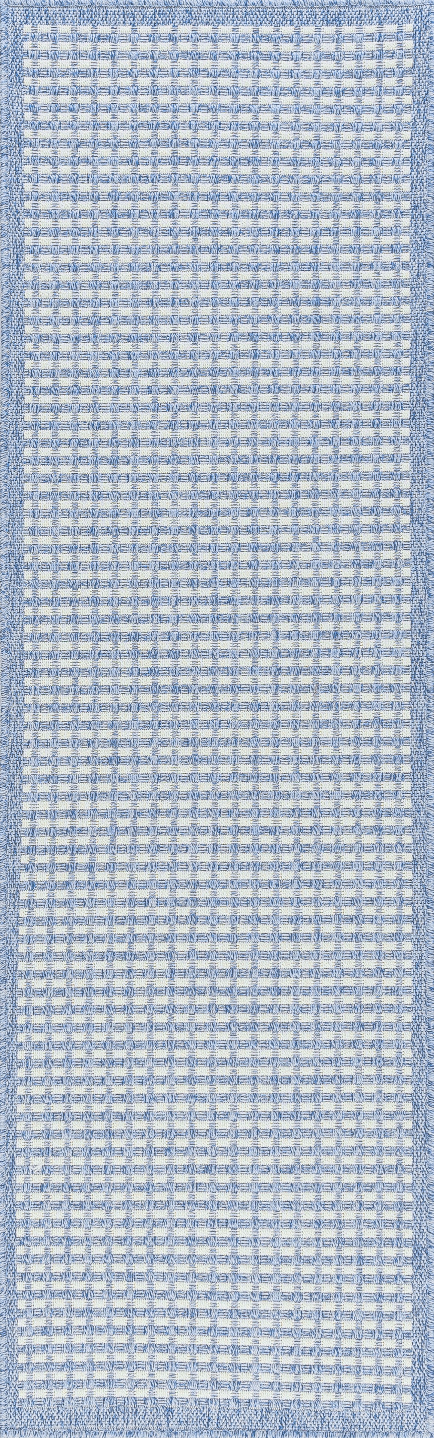 Tayse Basketweave Area Rug DEN10-Dickens Contemporary Flat Weave Indoor/Outdoor Polypropylene