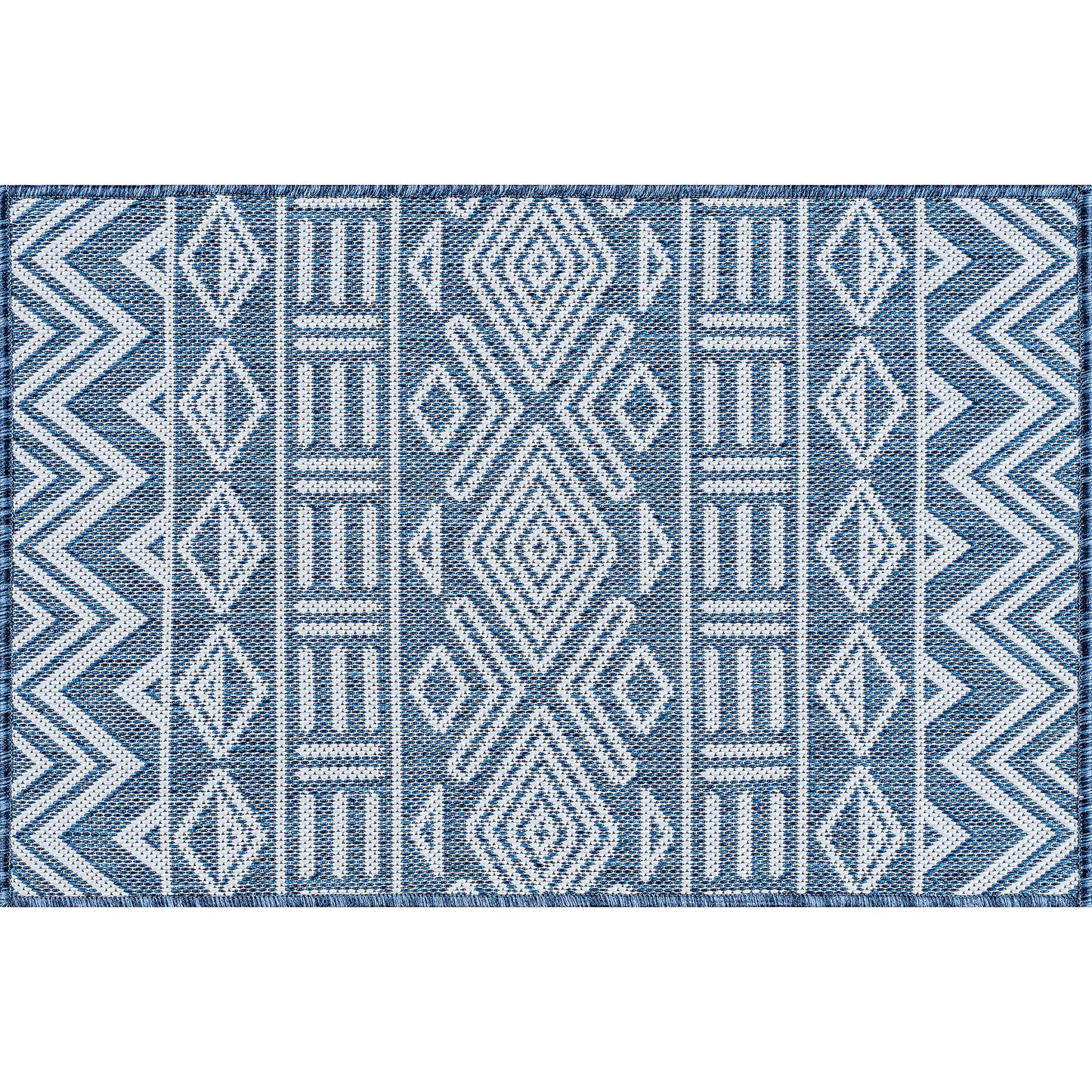 Tayse Moroccan Area Rug ECO20-Easton Contemporary Flat Weave Indoor/Outdoor Polypropylene