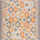 Tayse Geometric Area Rug FLO10-Matthew Contemporary Flat Weave Indoor/Outdoor Polypropylene