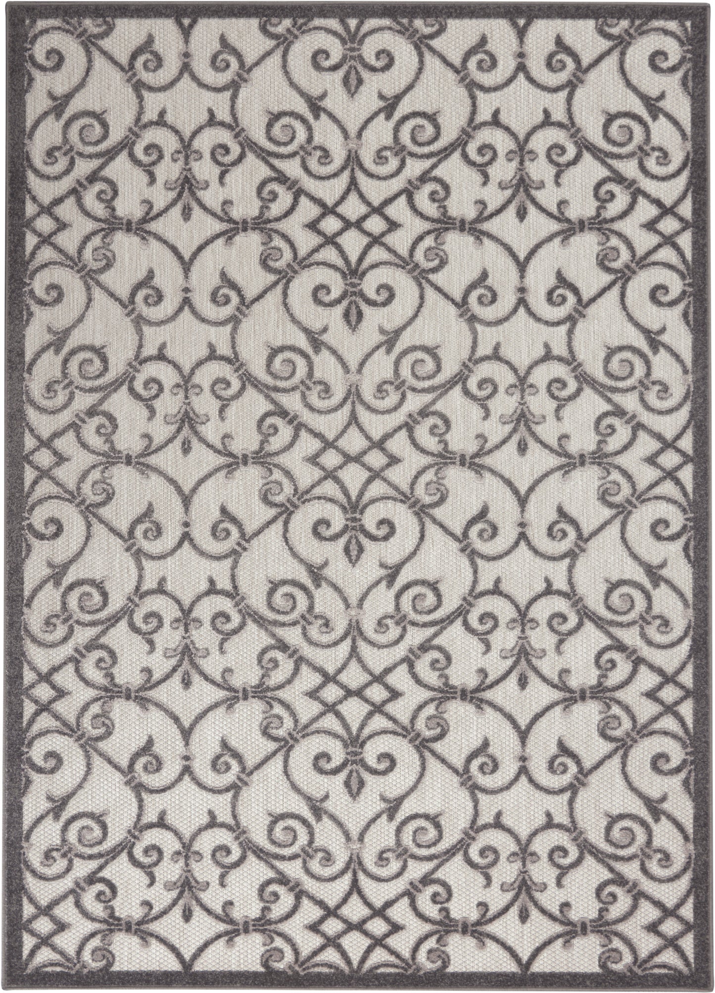 Nourison Home Aloha ALH21 Contemporary Trellis Indoor/Outdoor Area Rug