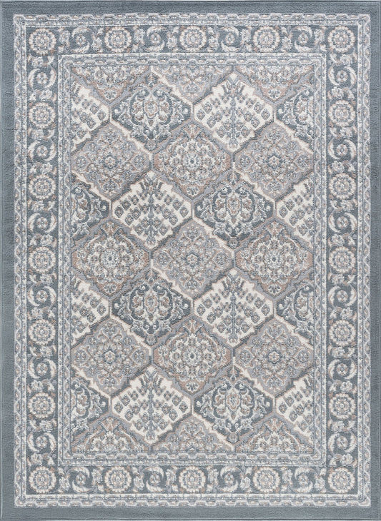 Tayse Oriental Area Rug HMP42-Oxnard Traditional Cut Pile Indoor Polypropylene