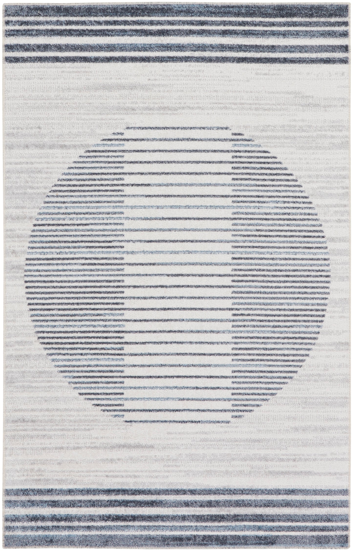 Nourison Home Astra Machine Washable ASW05 Mid-Century Modern Geometric Indoor Area Rug