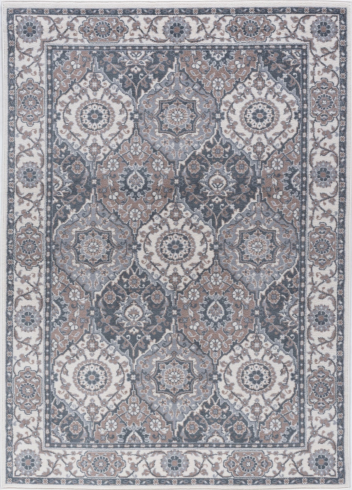 Tayse Oriental Area Rug MDN36-Newcomb Traditional Cut Pile Indoor Polypropylene