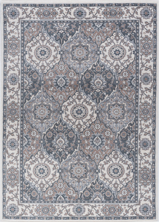 Tayse Oriental Area Rug MDN36-Newcomb Traditional Cut Pile Indoor Polypropylene