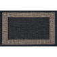 Tayse Striped Border Area Rug ECO11-Elgin Transitional Flat Weave Indoor/Outdoor Polypropylene