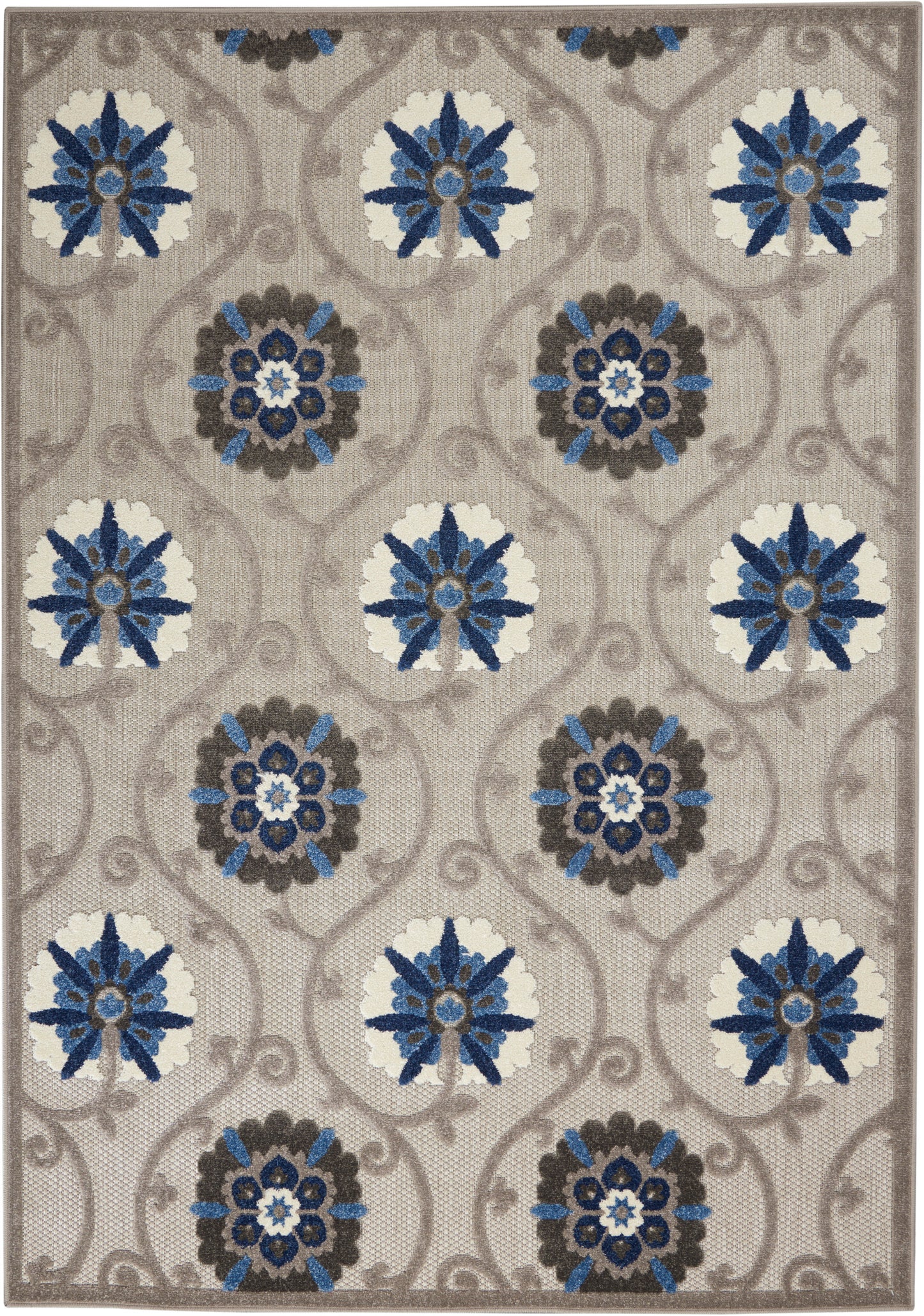 Nourison Home Aloha ALH19 Contemporary Floral Indoor/Outdoor Area Rug