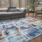 Tayse Abstract Area Rug REI13-Rowan Contemporary Cut Pile Indoor Polypropylene