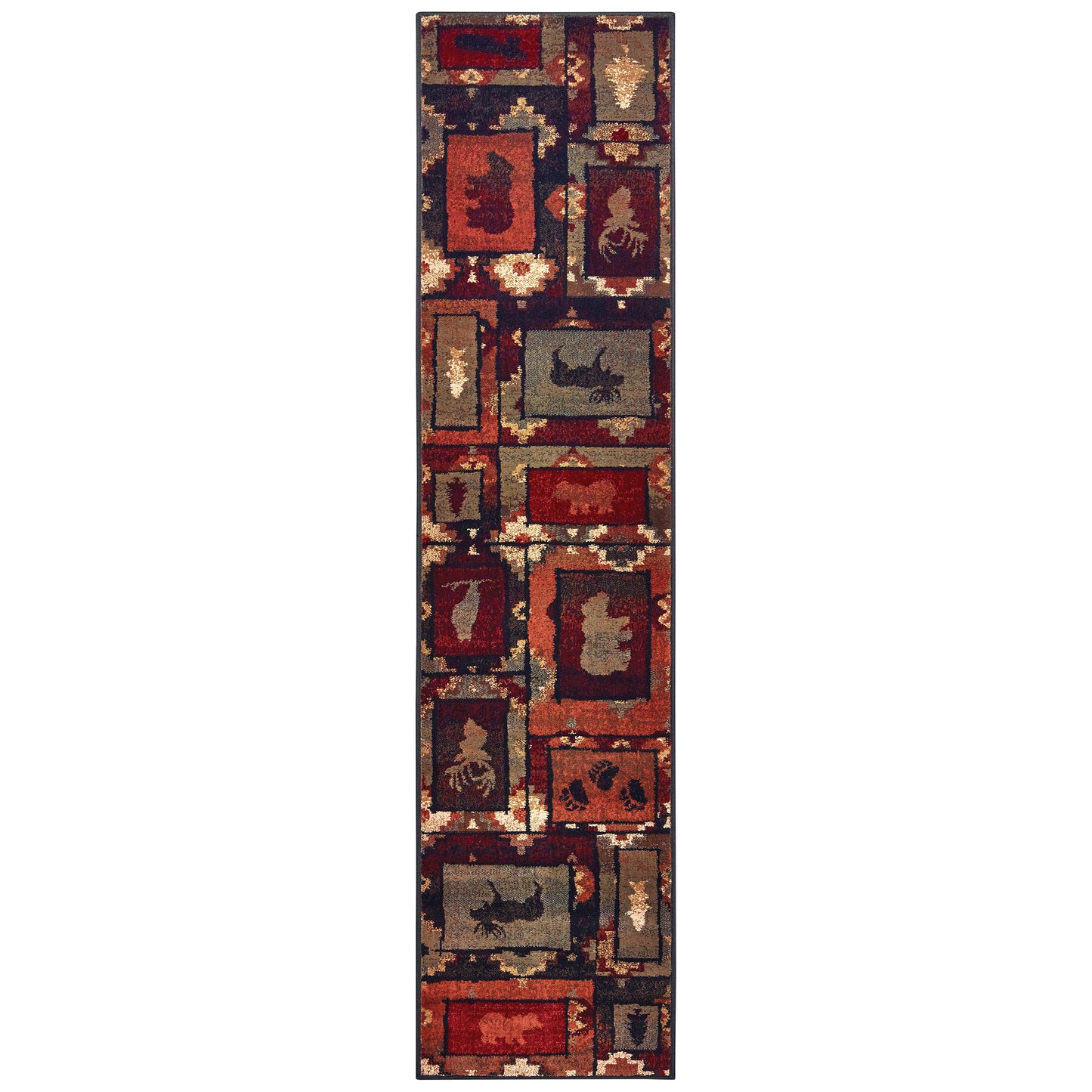 Oriental Weavers 9601D WOODLANDS Casual Indoor Area Rug