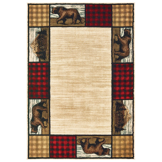 Oriental Weavers 9603C WOODLANDS Casual Indoor Area Rug