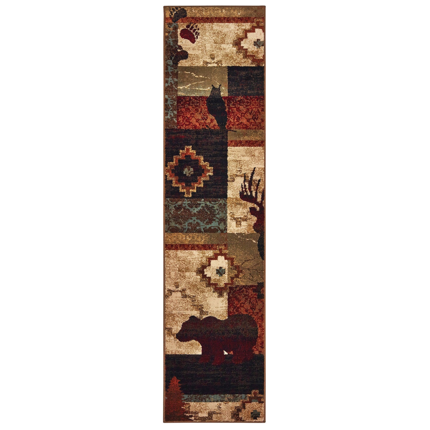 Oriental Weavers 9601D WOODLANDS Casual Indoor Area Rug