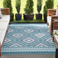 Tayse Geometric Area Rug SUN20-Acosta Contemporary Flat Weave Indoor/Outdoor Polypropylene