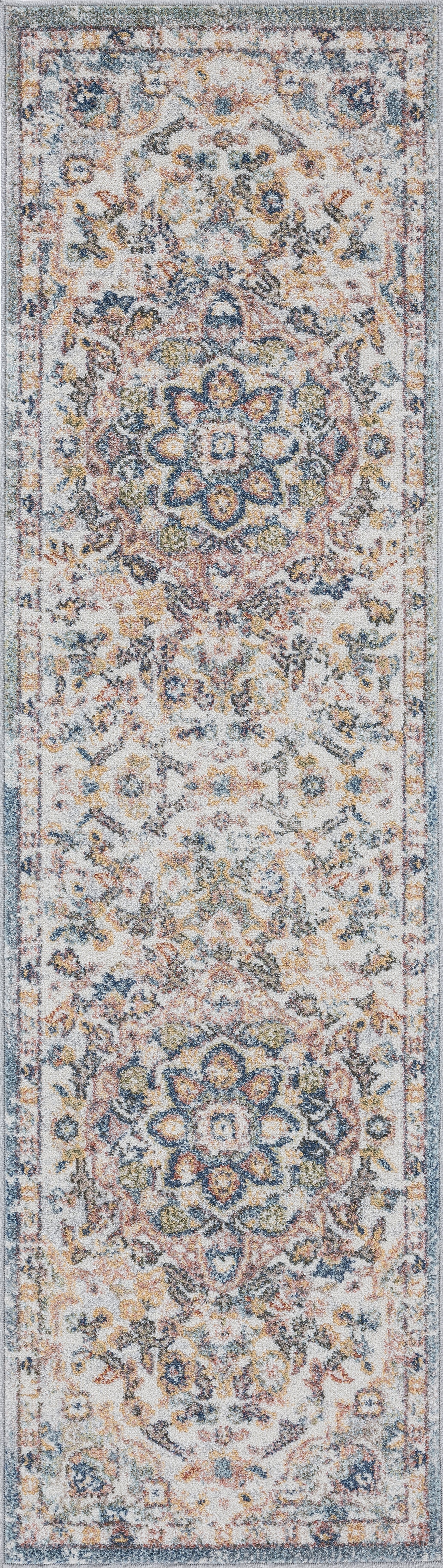 Tayse Oriental Area Rug REI12-Antonia Traditional Cut Pile Indoor Polypropylene