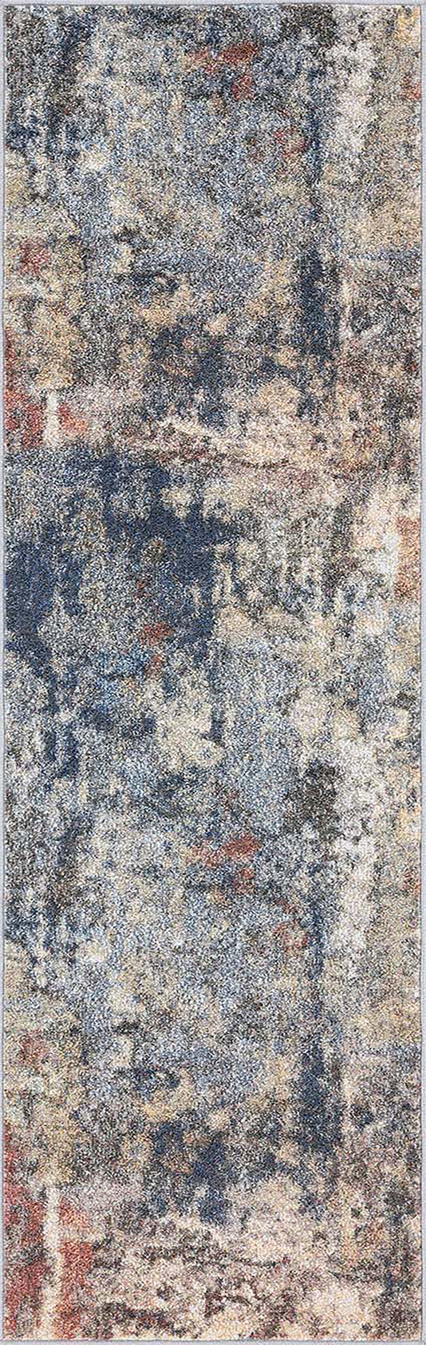 Tayse Abstract Area Rug REI17-Billings Contemporary Cut Pile Indoor Polypropylene