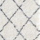 Tayse Diamond Area Rug HEA11-Harold Contemporary Cut Pile Indoor Polyester