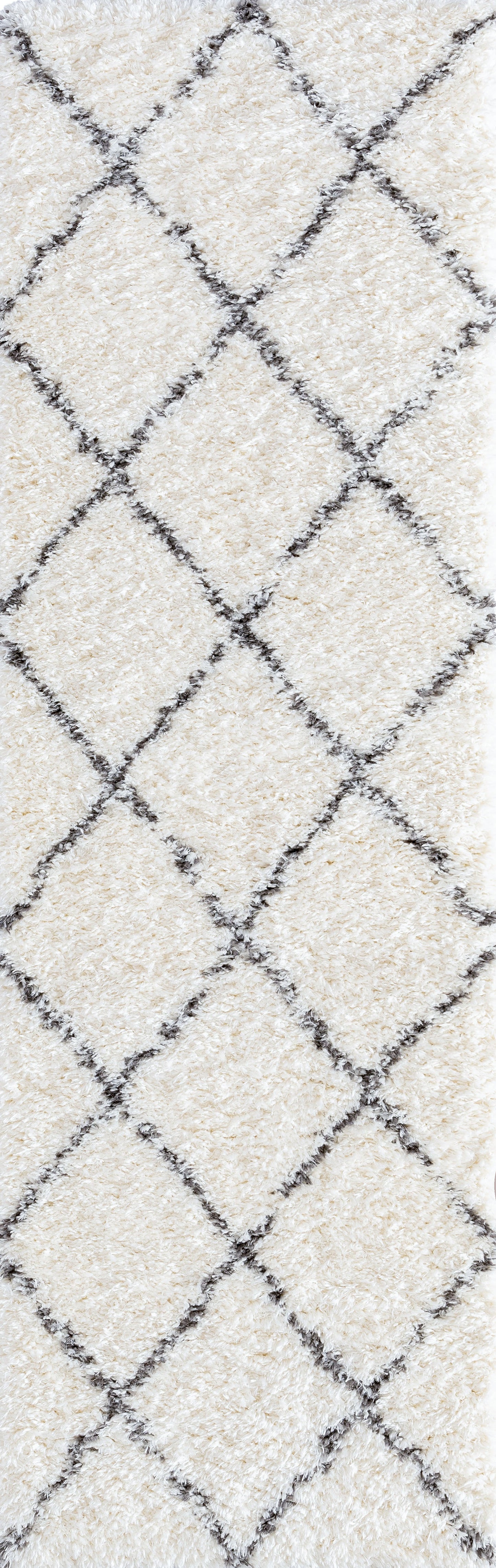 Tayse Diamond Area Rug HEA11-Harold Contemporary Cut Pile Indoor Polyester