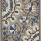 Nourison Home Aloha ALH20 Transitional Floral Indoor/Outdoor Area Rug