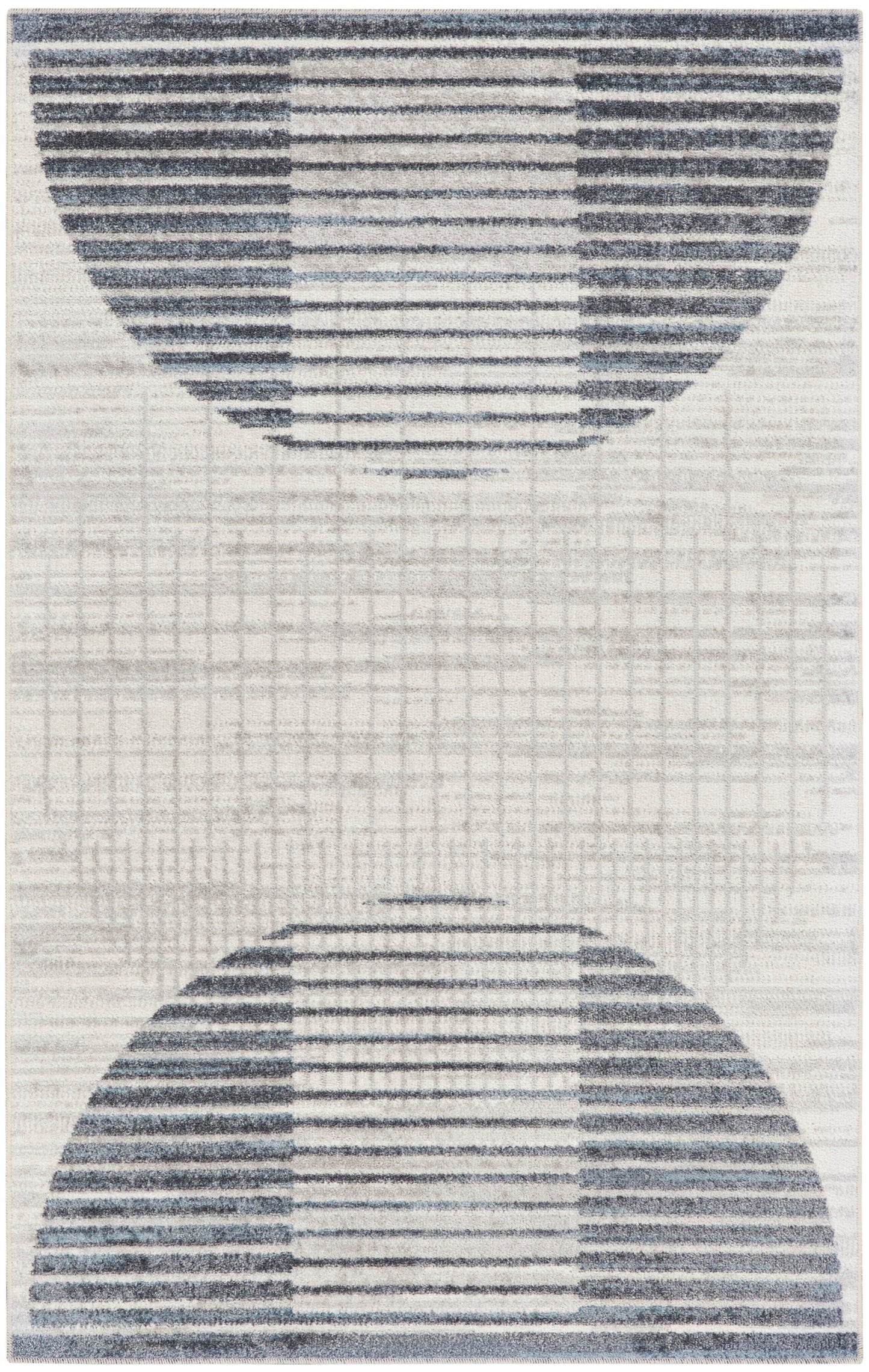 Nourison Home Astra Machine Washable ASW03 Mid-Century Modern Geometric Indoor Area Rug