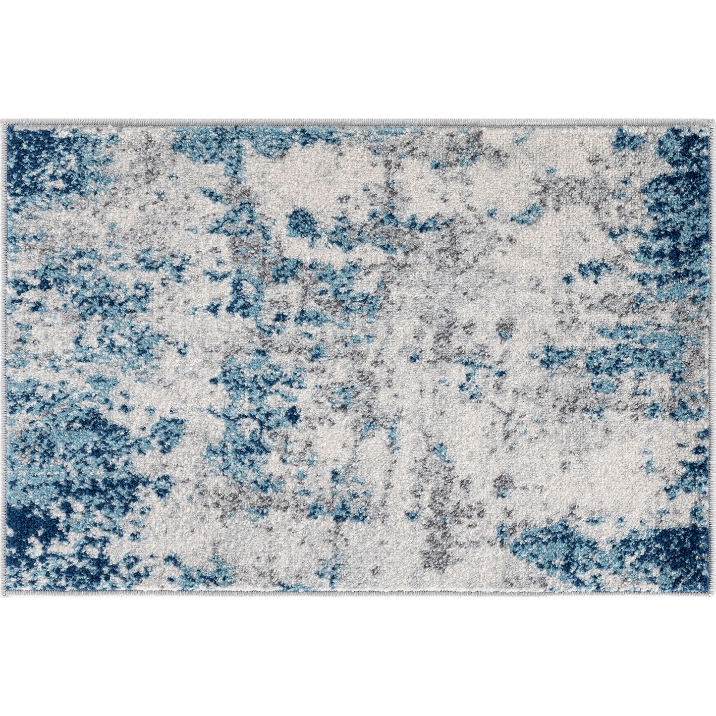 Tayse Abstract Area Rug DIA11-Spokane Contemporary Cut Pile Indoor Polypropylene