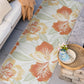 Tayse Floral Area Rug FLO14-Ramon Contemporary Flat Weave Indoor/Outdoor Polypropylene