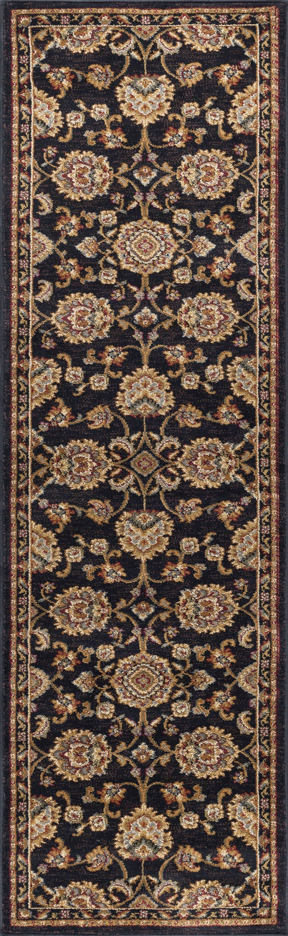 Tayse Border Area Rug SNS48-Charlotte Traditional Cut Pile Indoor Polypropylene