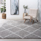 Tayse Diamond Area Rug JRS11-Mira Contemporary Cut Pile Indoor Polypropylene