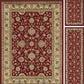 Tayse Floral Area Rug ELG51-Raleigh Traditional Cut Pile Indoor Polypropylene