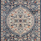 Tayse Medallion Area Rug TUS11-Jeanie Traditional Cut Pile Indoor Polypropylene