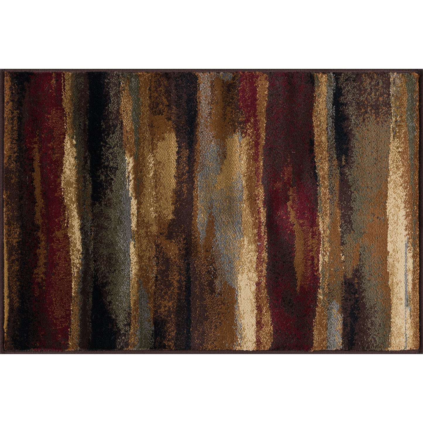 Tayse Abstract Area Rug FST89-Dakota Contemporary Cut Pile Indoor Polypropylene