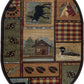 Tayse Lodge Area Rug NTR65-Homespun Cabin Novelty Cut Pile Indoor Polypropylene