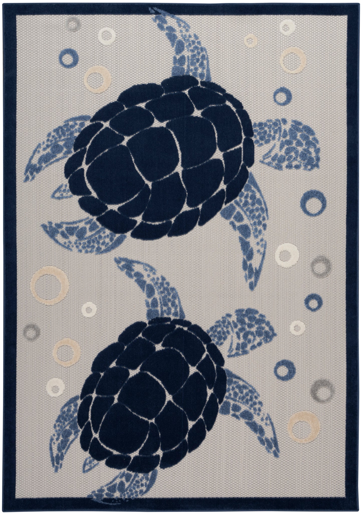 Aloha ALH27 Machine Made Synthetic Blend Indoor/Outdoor Area Rug By Nourison Home From Nourison Rugs