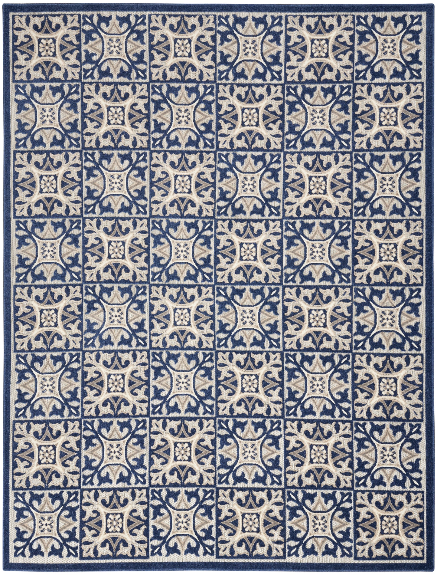 Aloha ALH34 Machine Made Synthetic Blend Indoor/Outdoor Area Rug By Nourison Home From Nourison Rugs