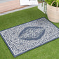 Tayse Floral Area Rug ECO16-Eamon Traditional Flat Weave Indoor/Outdoor Polypropylene