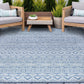 Tayse Moroccan Area Rug ECO20-Easton Contemporary Flat Weave Indoor/Outdoor Polypropylene