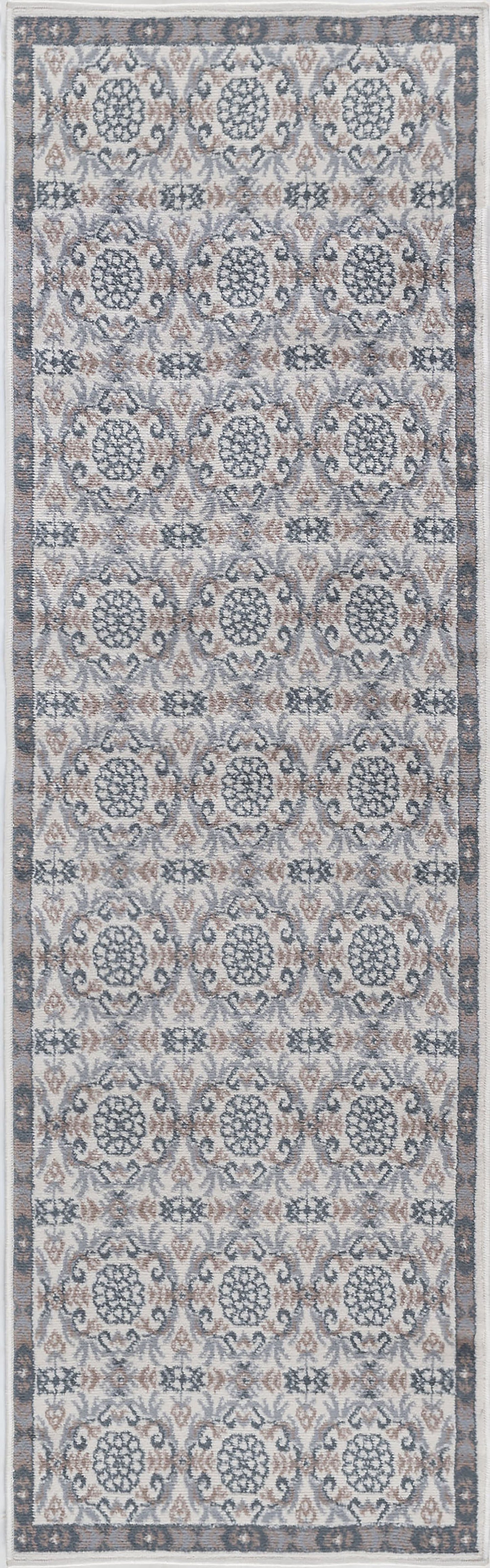 Tayse Damask Area Rug HMP38-Izel Traditional Cut Pile Indoor Polypropylene