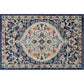 Tayse Medallion Area Rug TUS11-Jeanie Traditional Cut Pile Indoor Polypropylene