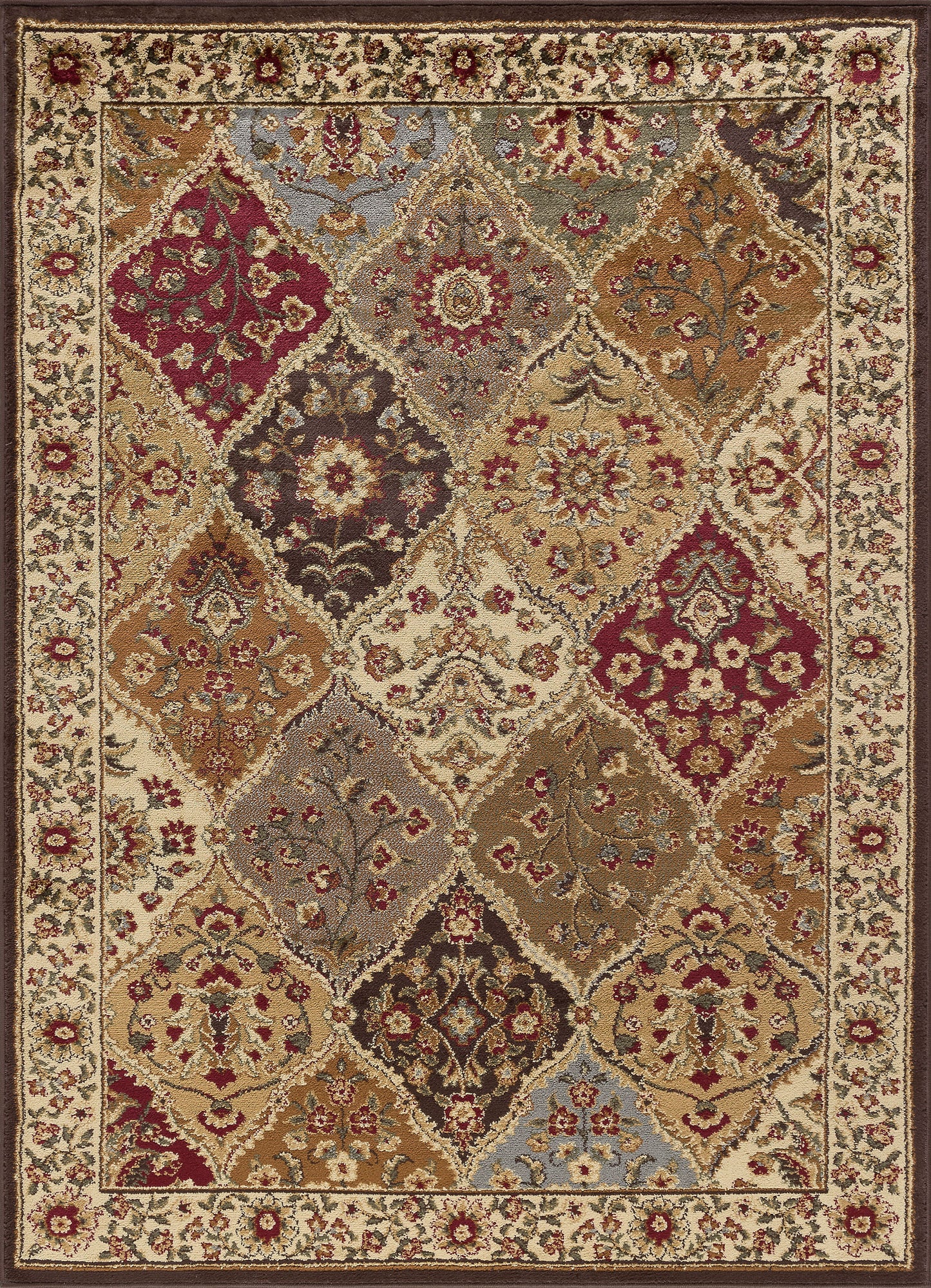 Tayse Abstract Area Rug ELG51-Cambridge Traditional Cut Pile Indoor Polypropylene