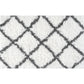 Tayse Diamond Area Rug JRS11-Mira Contemporary Cut Pile Indoor Polypropylene