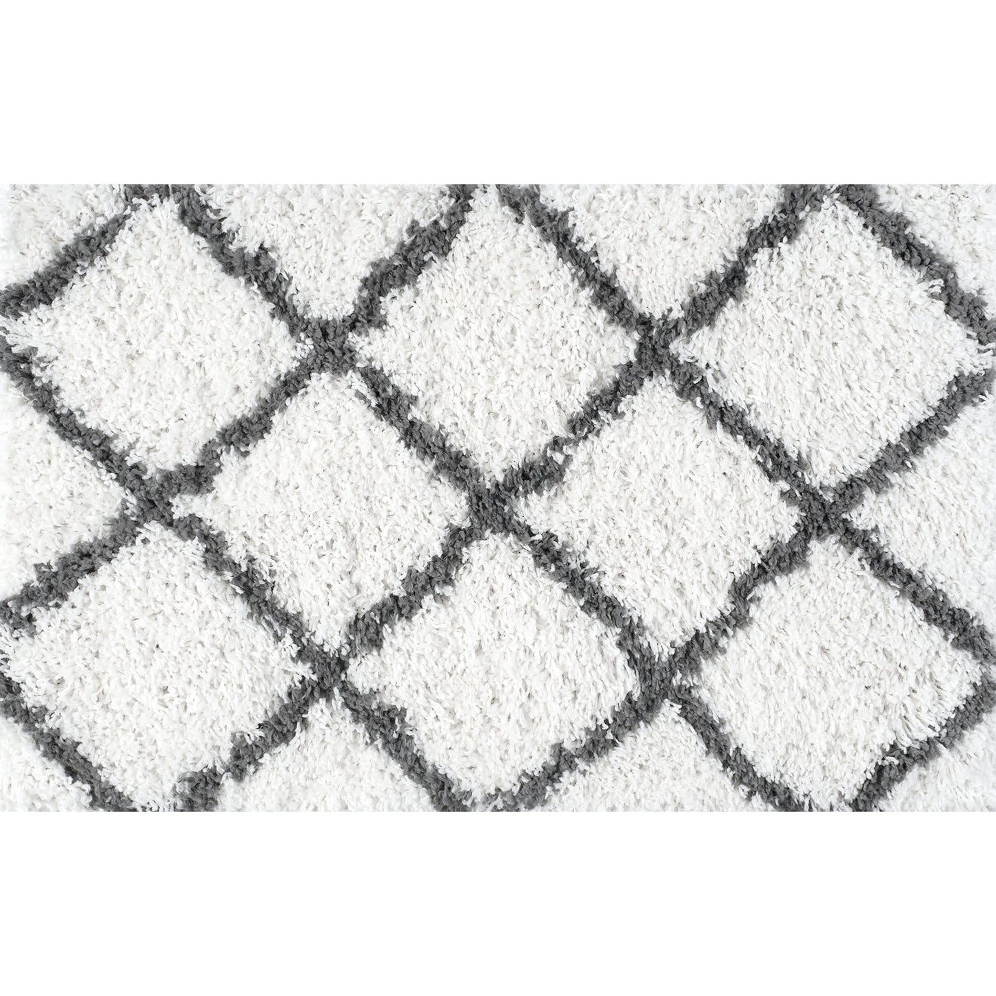 Tayse Diamond Area Rug JRS11-Mira Contemporary Cut Pile Indoor Polypropylene