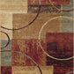 Tayse Abstract Area Rug ELG54-Tacoma Contemporary Cut Pile Indoor Polypropylene