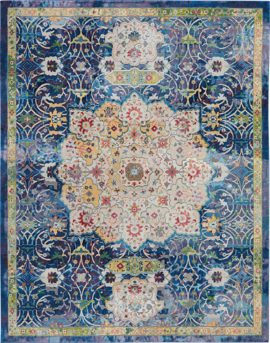 Ankara Global ANR03 Machine Made Synthetic Blend Indoor Area Rug By Nourison Home From Nourison Rugs